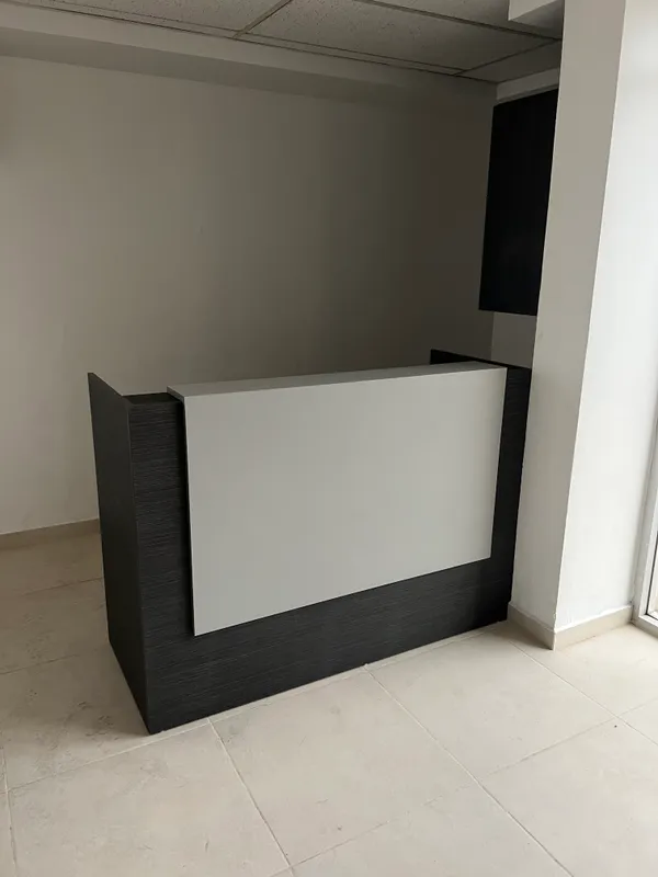 Mueble de recepcion sencillo